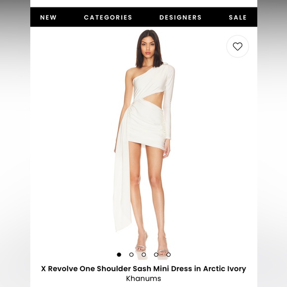 Khanums x Revolve one shoulder mini dress - Picture 4 of 4